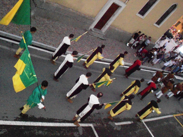 Un momento della sfilata